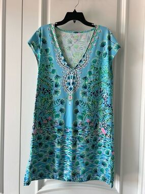 Lilly Pulitzer Pastel Tropical Print Tunic